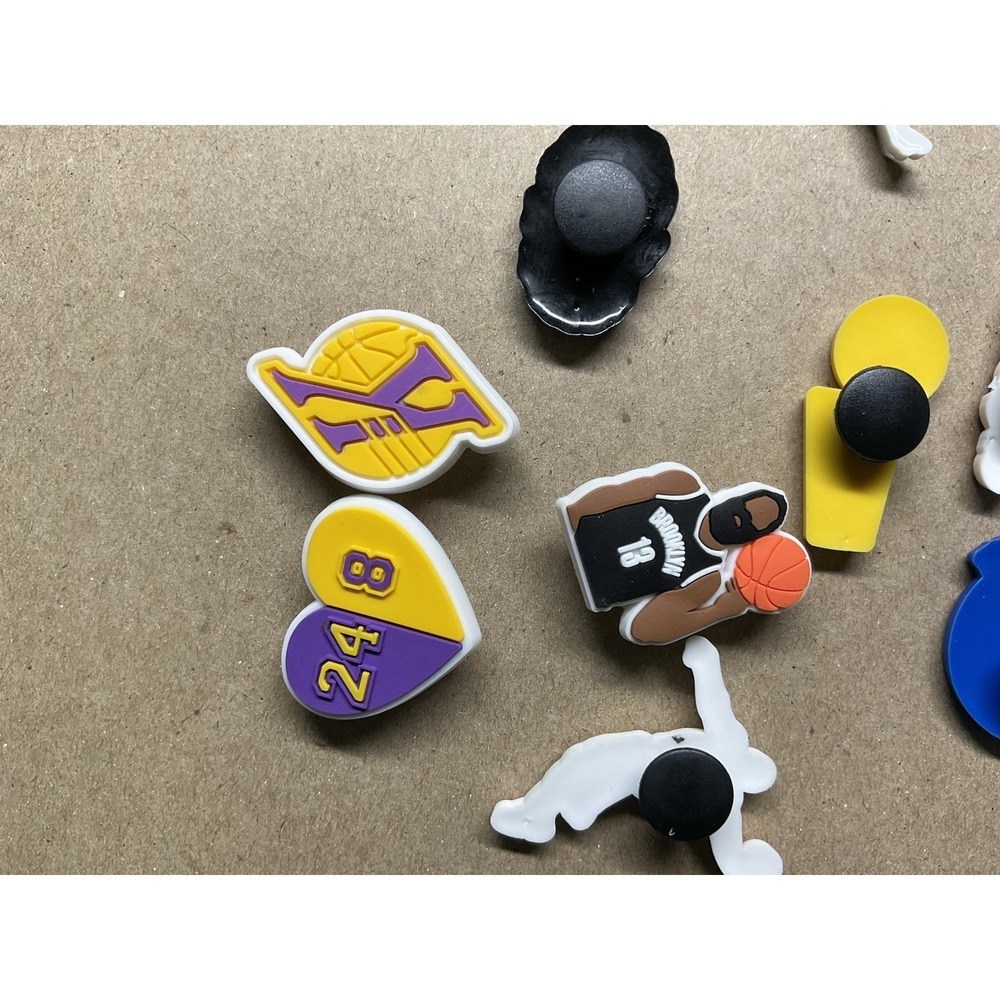 Kobe Bryant 24|8 Basketball NBA Crocs Charms Lot 13 New